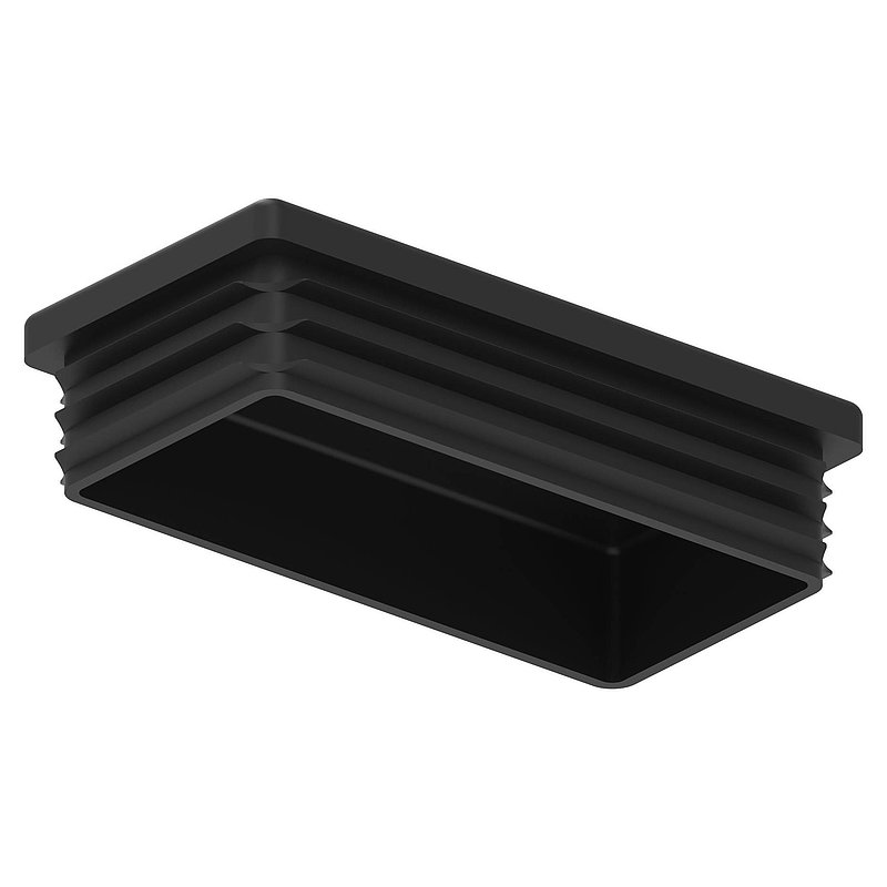 Kunststoffkappe für Rechteckrohr 80x40mm