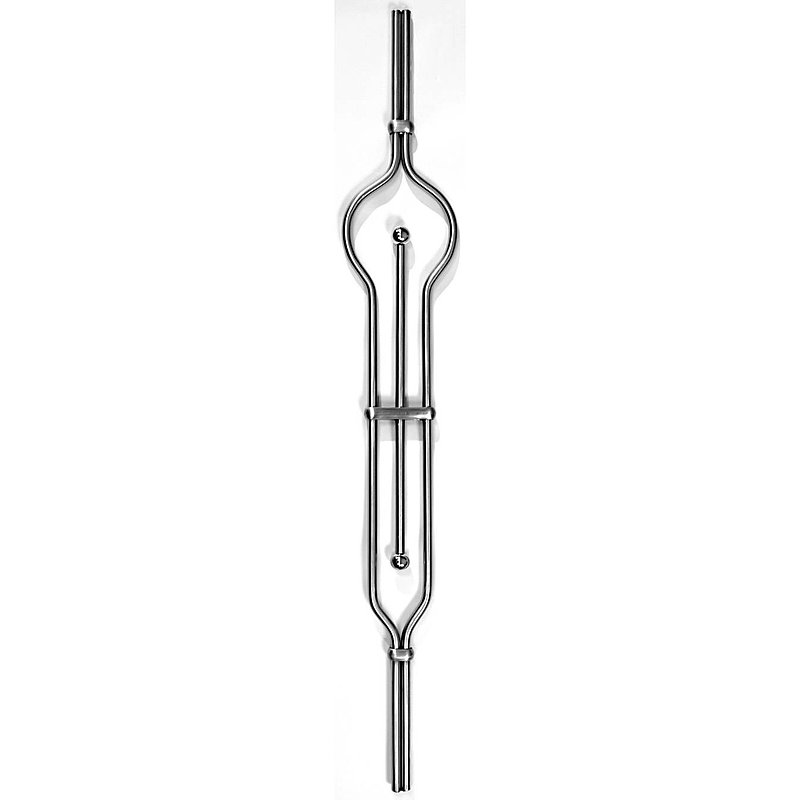 Designstab Ø 12mm, H: 900mm, für 2x Kugel 25mm