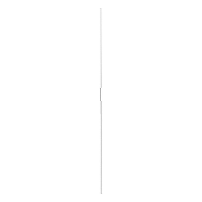 Decorative rod made of Ø 12mm, with square, H: 1000mm, AISI304