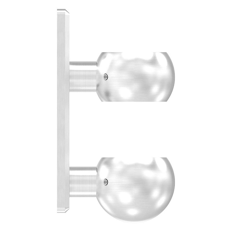 Wandbefestigung für Geländerpfosten 48,3mm, V2A