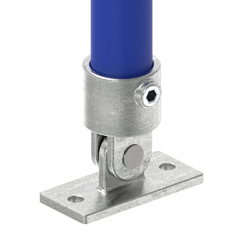 Wandhalter verst. mit 2 Bohrungen, für Rohr Ø 42,4mm