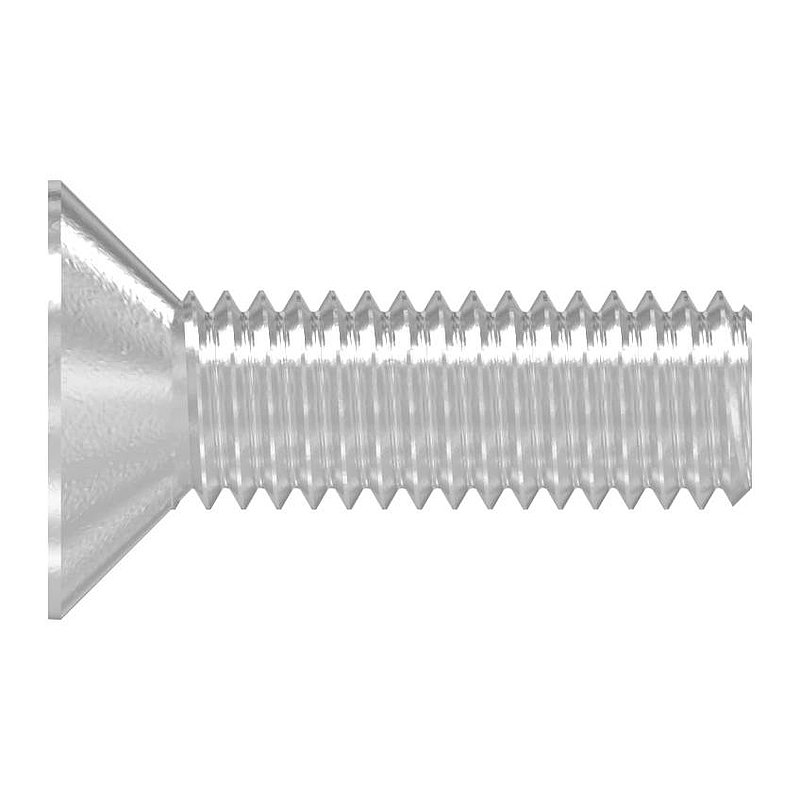 Countersunk head screw M5x16, AISI304, ISO 10642