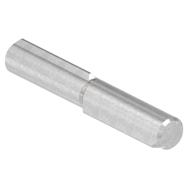 Anschweißband, L: 100mm, mit festem Stift, V2A
