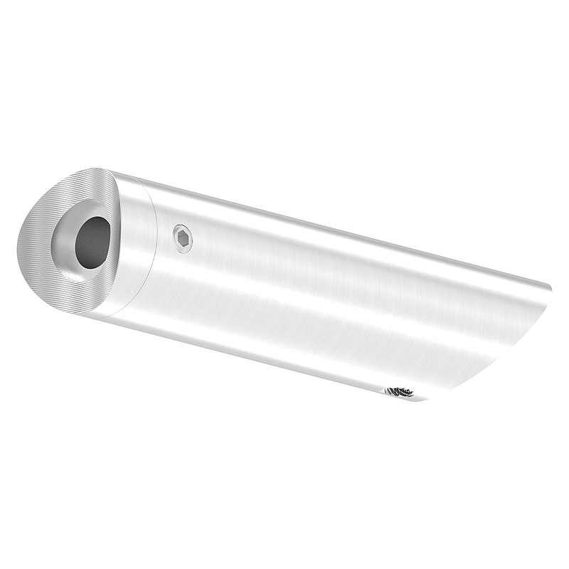 Rohrabstandshalter schräg, für Rohranschluss 42,4mm, V2A