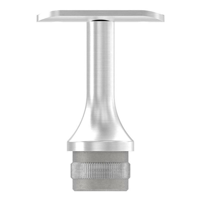 Rohrabschlussstopfen für Rohr 33,7x2,0mm, Handlaufanschlussplatte: 42,4mm, V2A