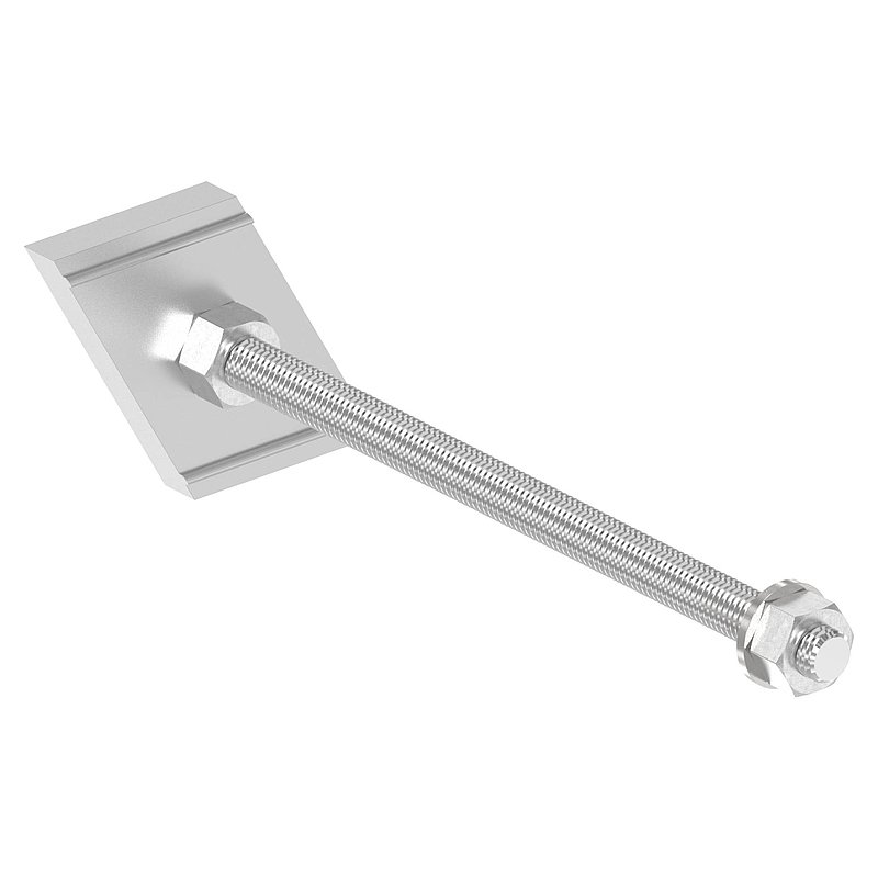 Montage-Platte für Montage-System FLEX:MOUNT PRO, für Dämmblock 160mm, L=214mm