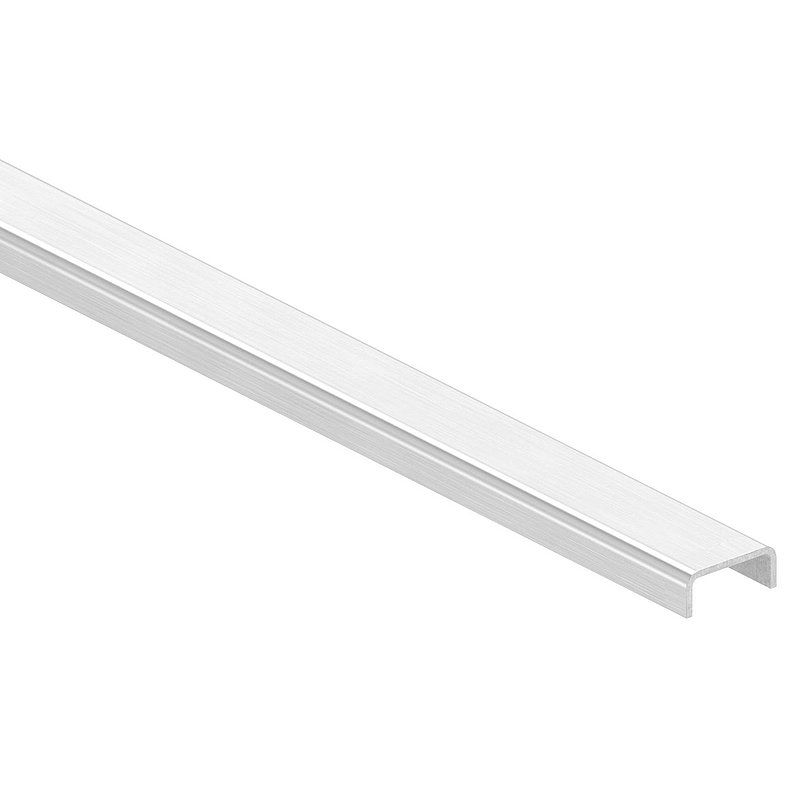 Kantenschutz EXTRA SLIM, für Glas 10,00 - 11,52mm, L: 3000mm, Edelstahl V4A