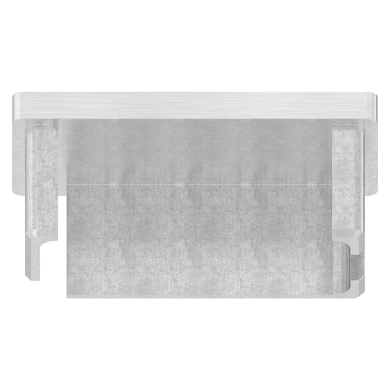 Einsteckkappe, für Rohr 60x30x2,0mm, V4A