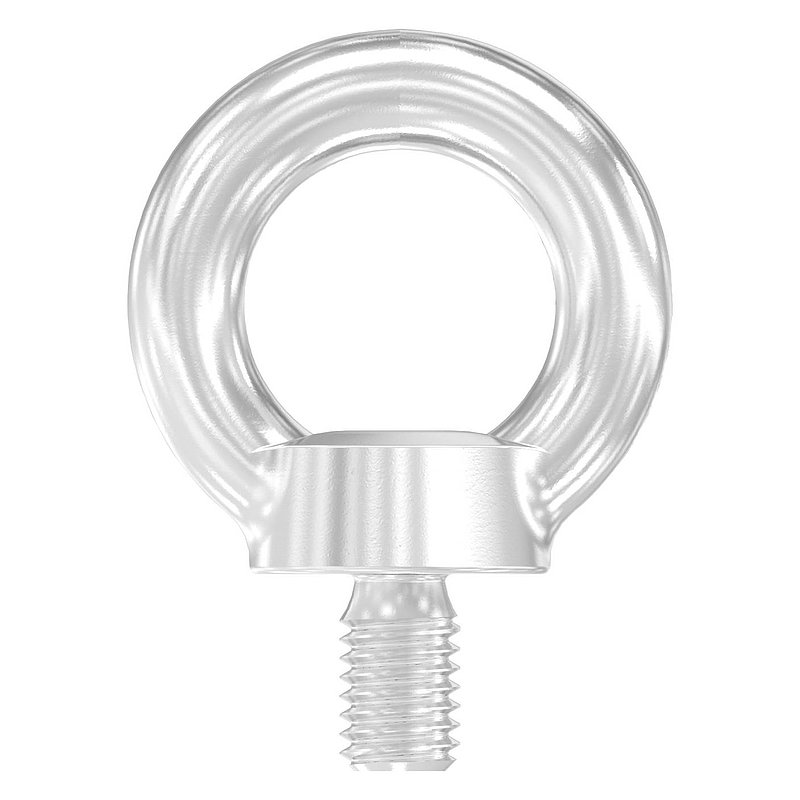 Anneau de levage fileté M8 DIN 580, fer rond : Ø 8mm, V4A
