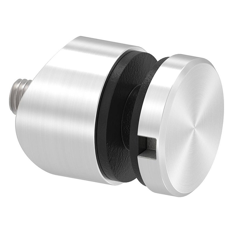 Glaspunkthalter 30mm, Anschluss: 42,4mm, V2A