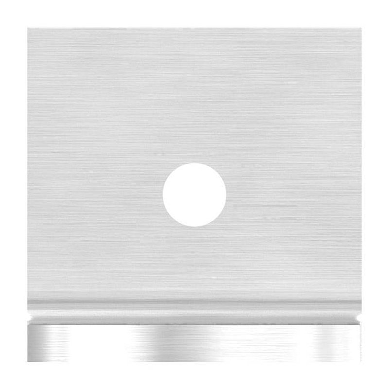 Winkellasche für Stoßgriffe für Rohr 42,4mm, V2A