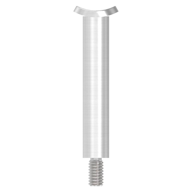 Stift Ø 14mm mit Handlaufanschlussplatte für Rohr 42,4mm, V2A