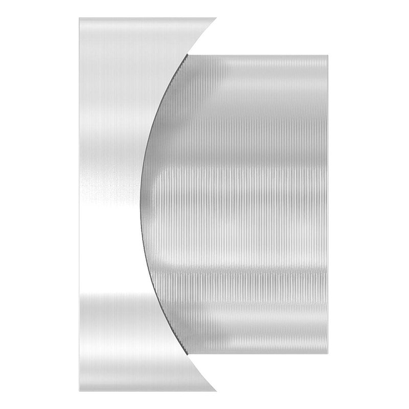 Gewindehülse, passend zu Torband 120-M20-VA, für Rohr 42,4mm, V2A