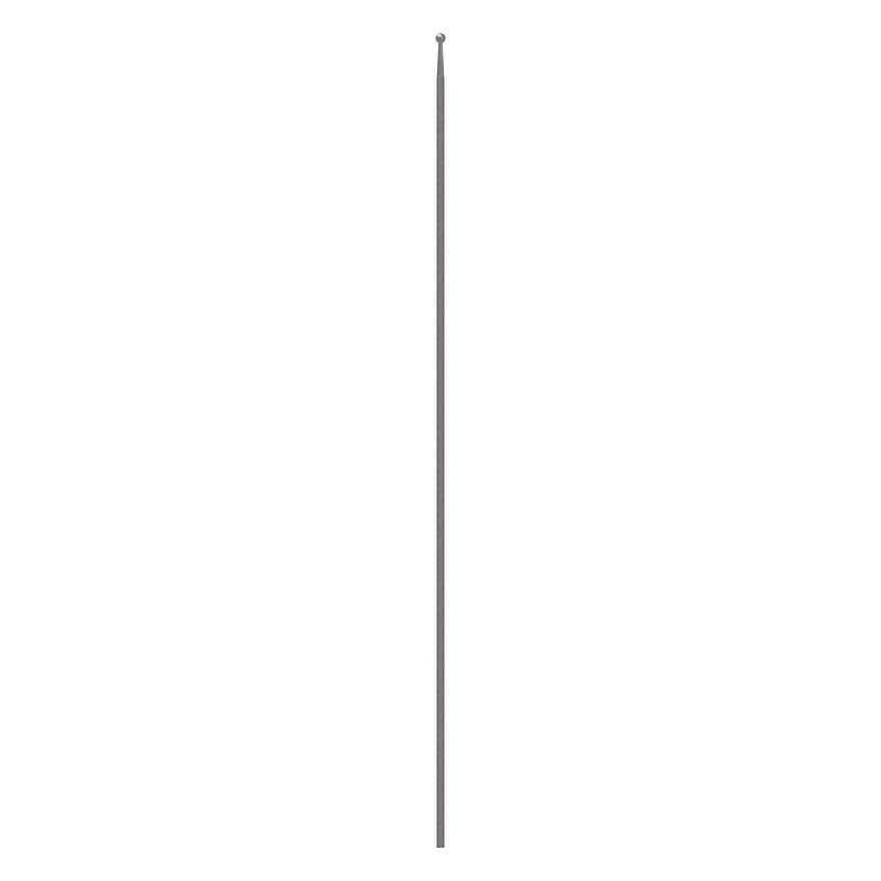 Zaunstab 12x12mm, H: 1200mm, Kugel 16mm