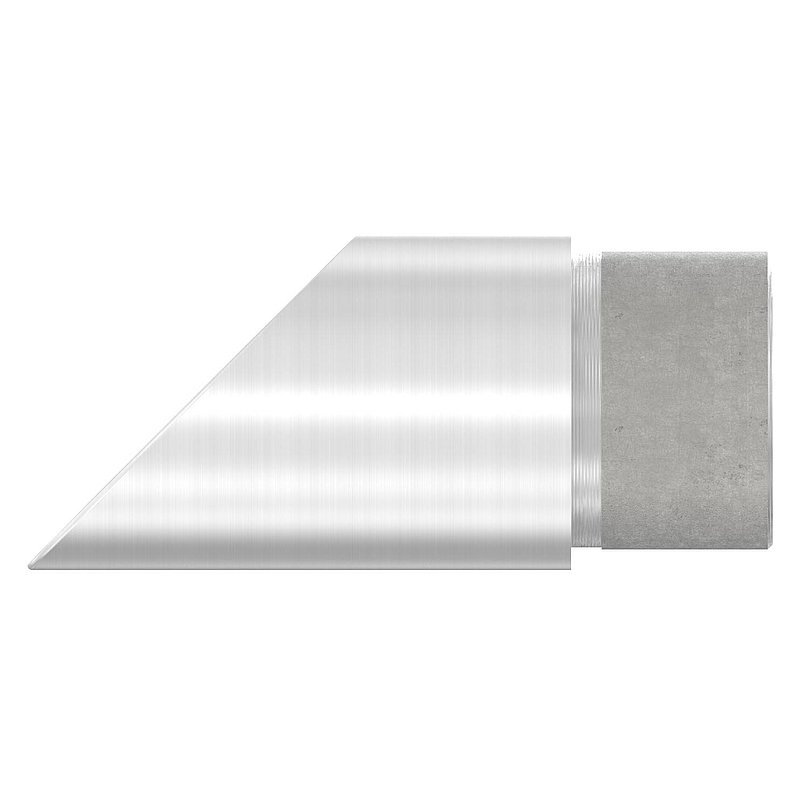 Endbogen 45°, für Rohr 33,7x2,0mm, V2A