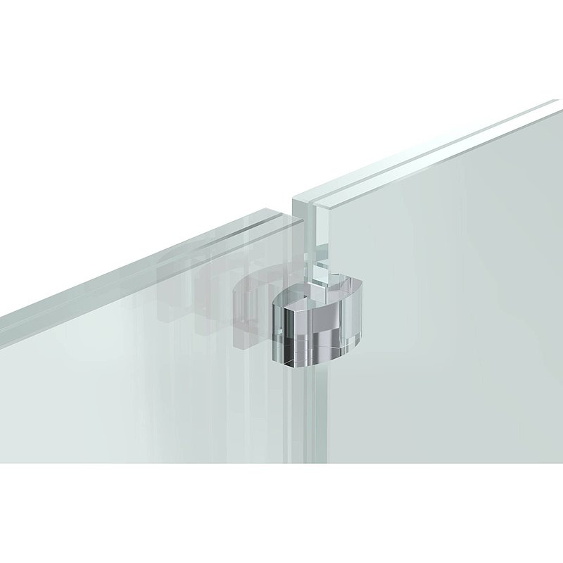 Glasausrichter für Ganzglasgeländer, für Glas 16,76 - 17,52mm
