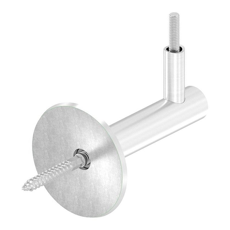 Handrail bracket for screwing on, pan head screw