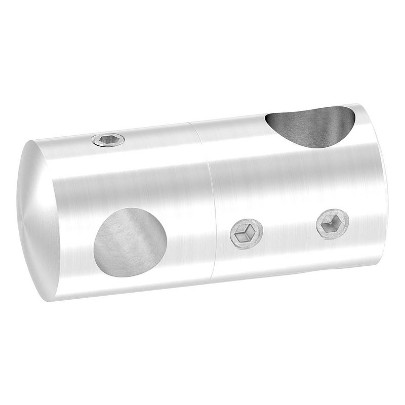 Double Cross bar holder with 12.2 and 10.2 mm bore, AISI304