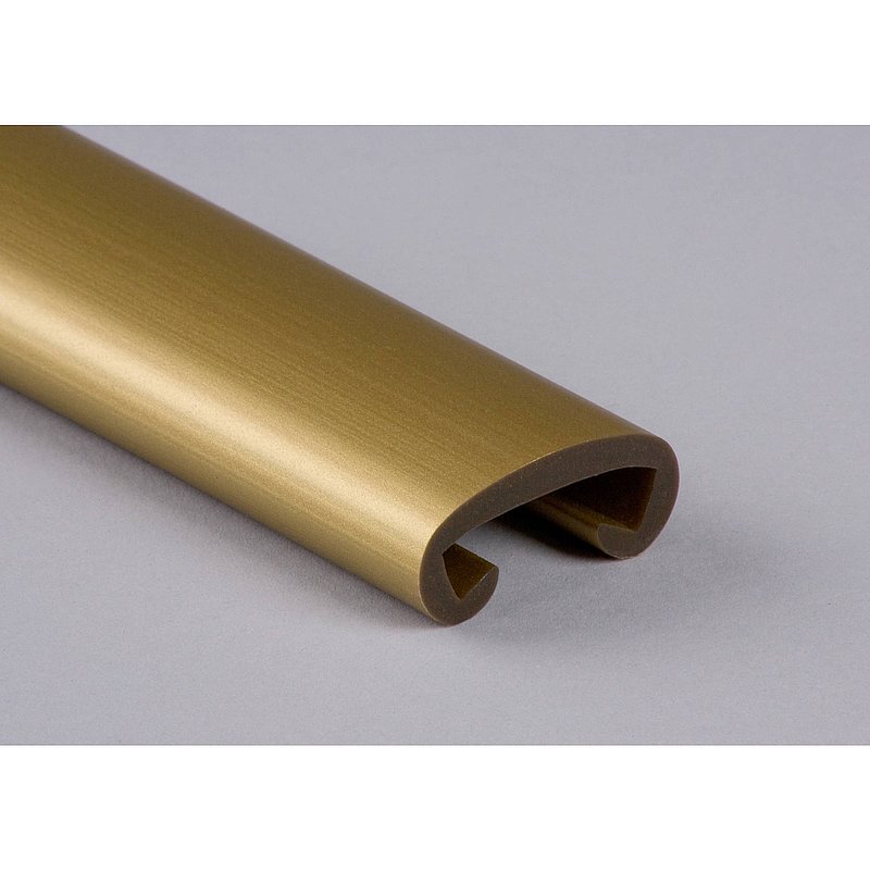 Kunststoffhandlauf für 35x8mm, gold