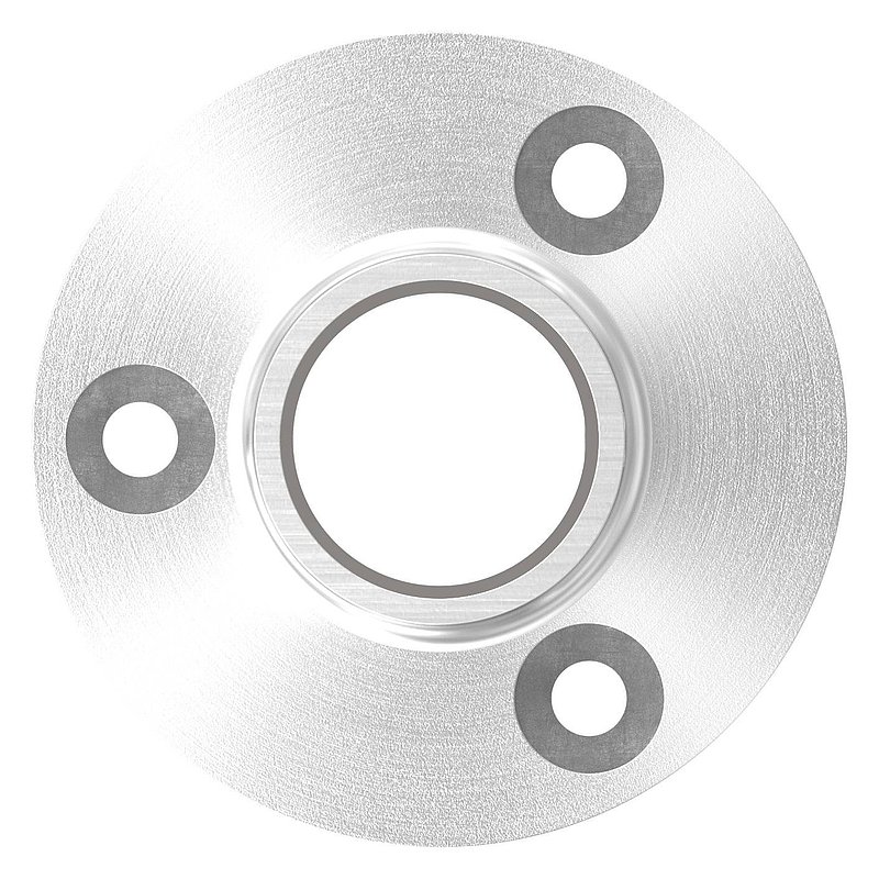 Wand- und Bodenanker, für Rohr 21,3mm, V2A