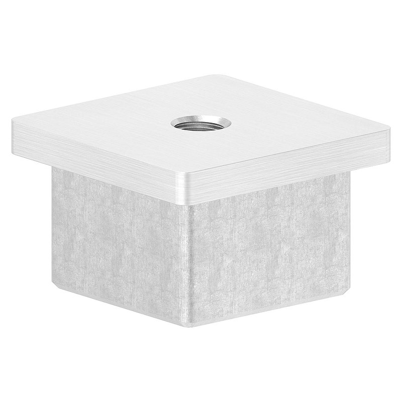 Einsteckkappe, für Rohr 40x40x4,0mm, V4A