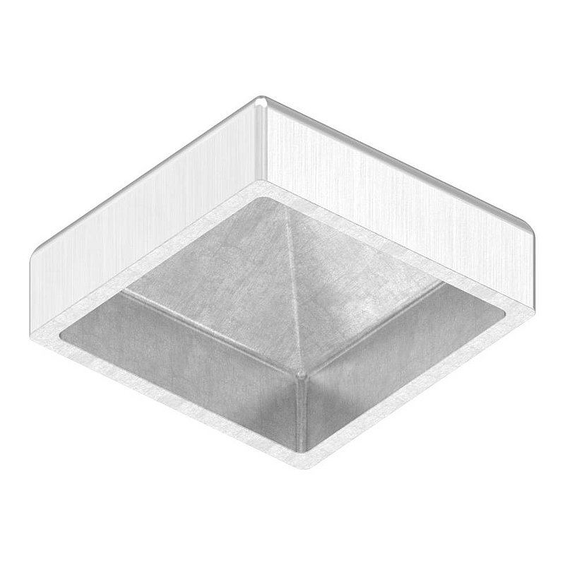 Pyramidenkappe, für Rohr 30x30mm, V2A