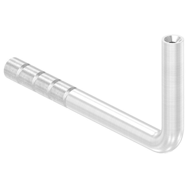 Handlaufhalter zum Einbetonieren, Bügel 14mm, V2A