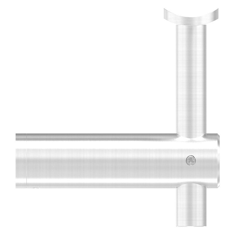 Handlaufhalter mit Handlaufanschlussplatte 42,4mm, V2A