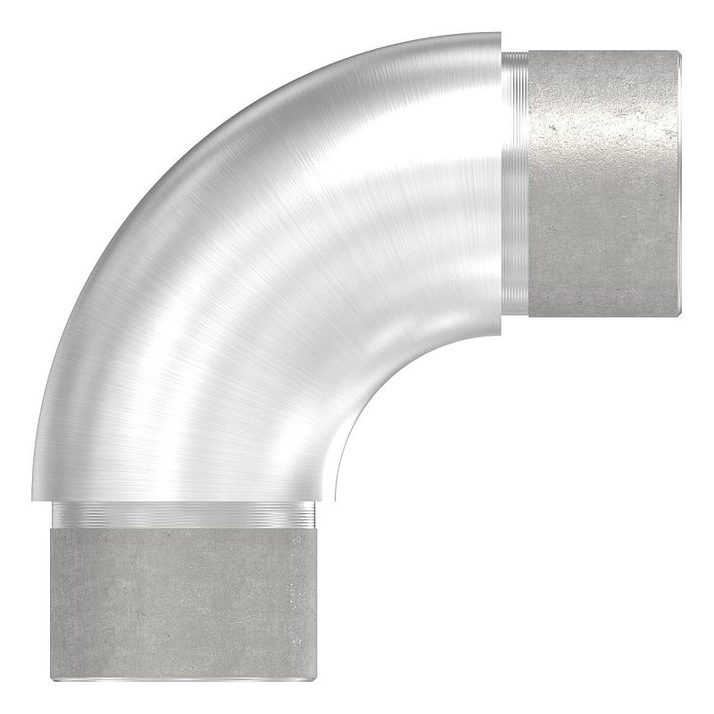 Rohrbogen 90°, für Rohr 33,7x2,0mm, V4A