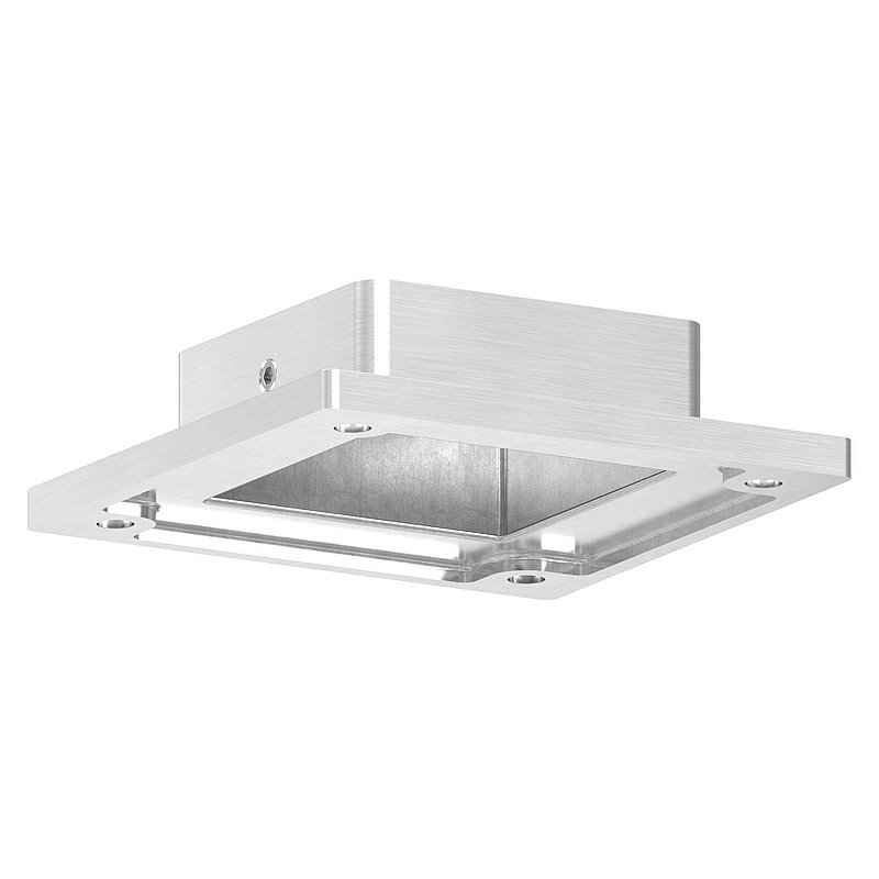 Wand- und Bodenanker, für Rohr 50x50mm, V2A