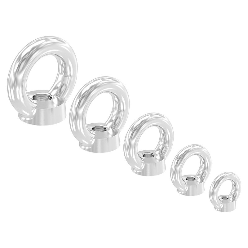 Écrou à œil avec filetage intérieur 6mm, V4A