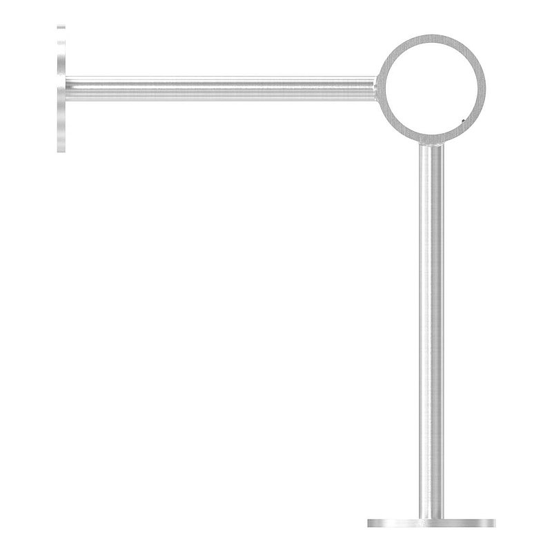 Repose-pieds, pour tube Ø 42,4mm, V2A