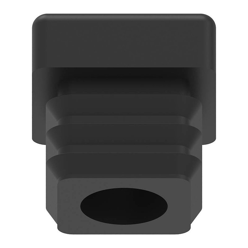 Kunststoffkappe für Quadratrohr 25x25mm