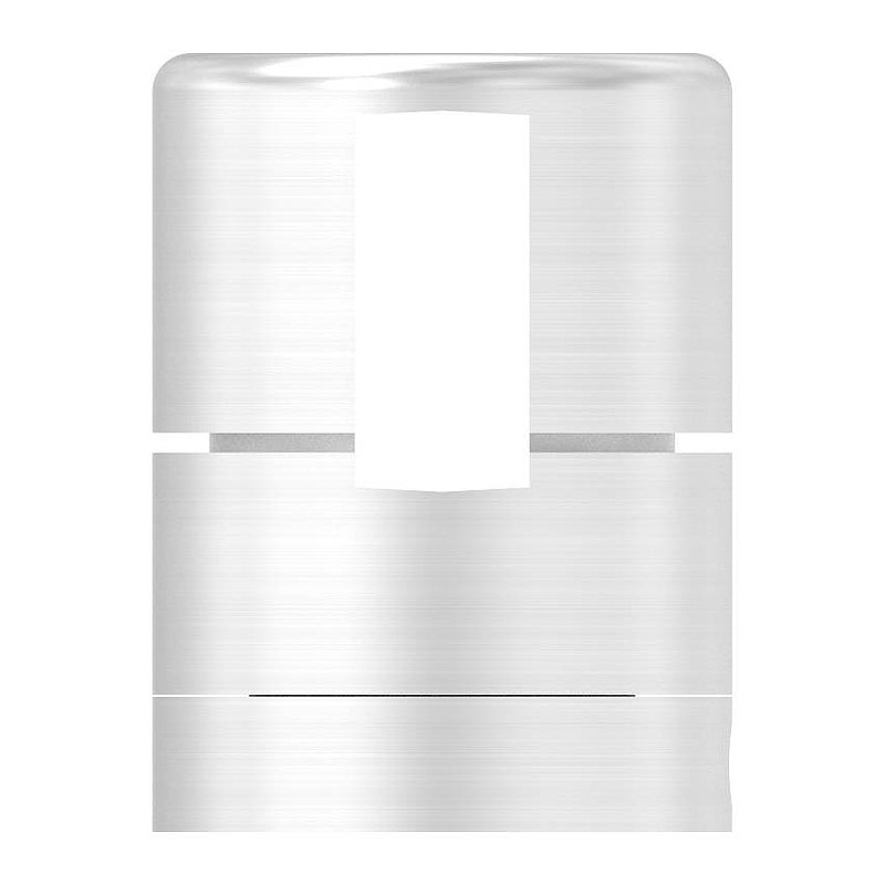 Brenk, support de base pour barreaux plats 20x8mm, ALU