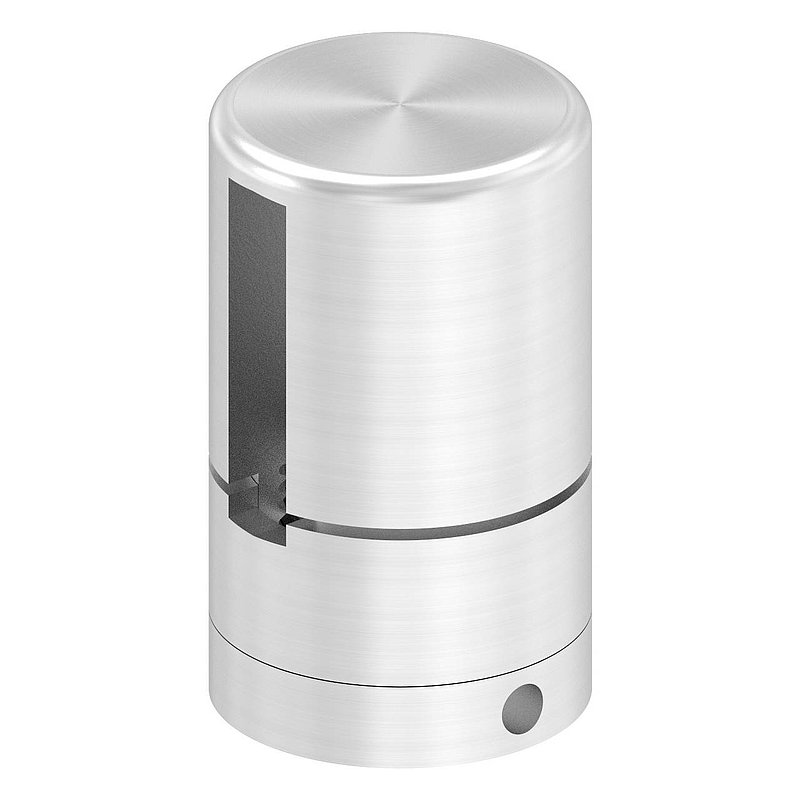 Brenk base holder for flat bars 30x6mm, AISI304