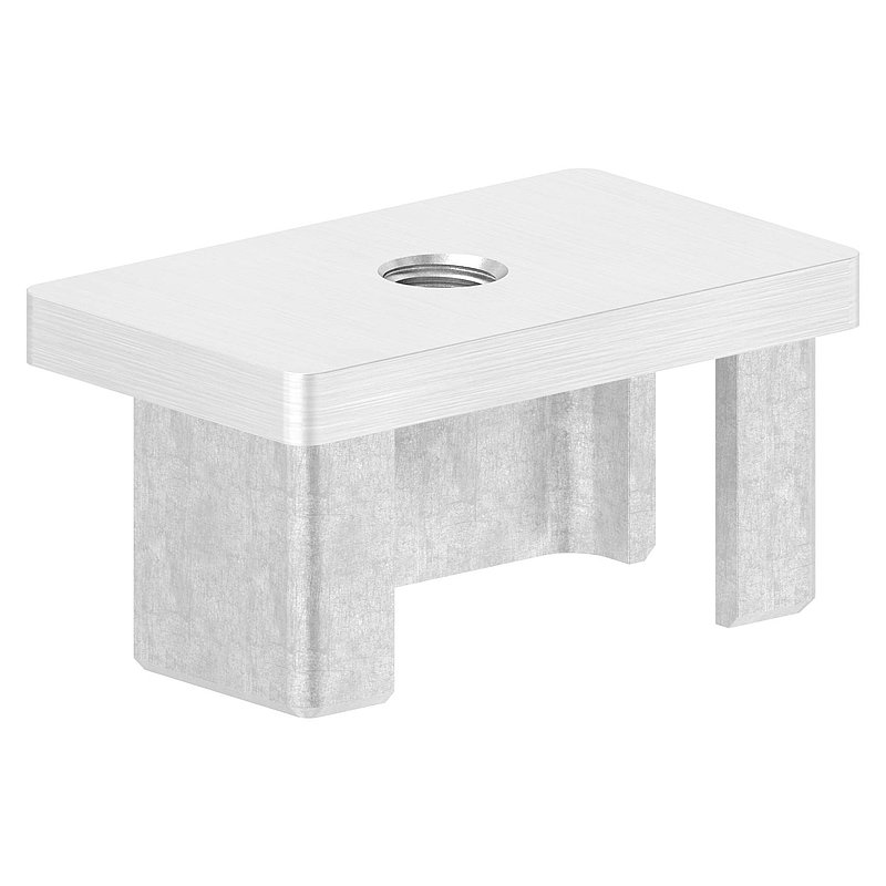 Einsteckkappe, für Rohr 50x30x2,0mm, V4A