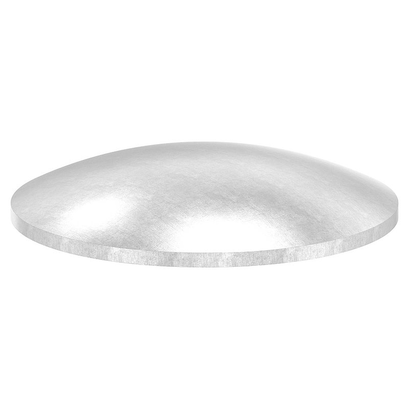 Gewölbte Schale Ø 70x2,5mm, ungeschliffen, V2A