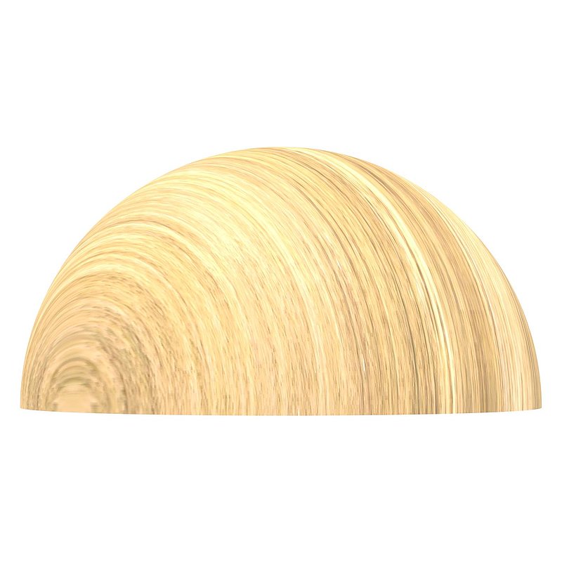 Endstück für Holzhandlauf Eiche Ø 42,4mm