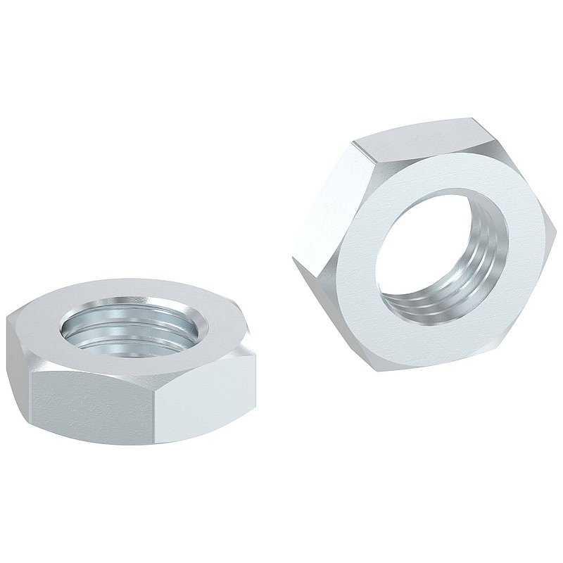 Hexagon nut M16, flat shape