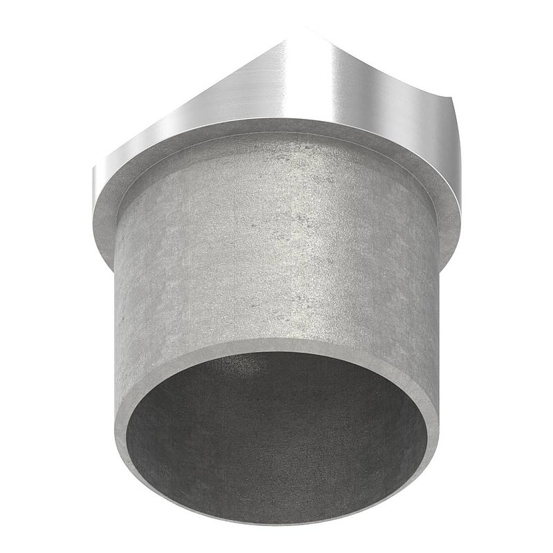 Rohrsattel, Anschluss oben: Rohr 33,7mm, V2A