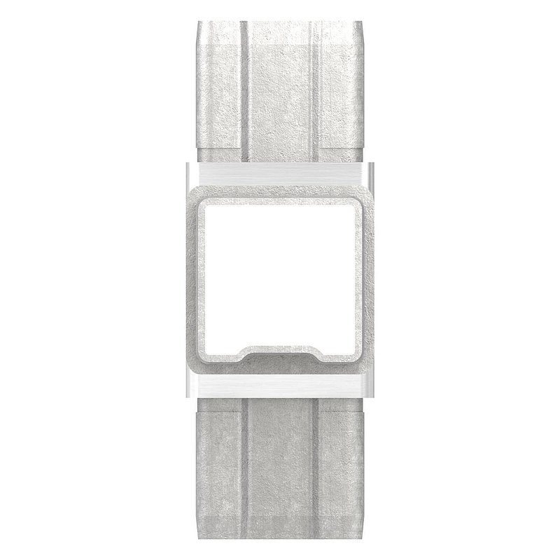 Raccord en croix égal pour tube 40x40x2,00mm, V4A
