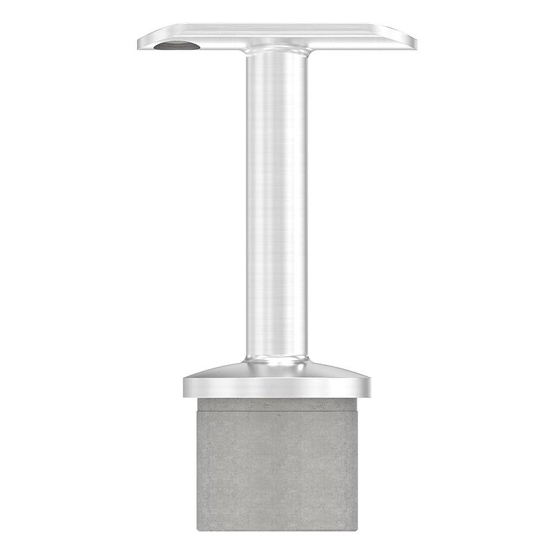 Handlaufstütze für Rohr 42,4 x 3,0mm, Halteplatte: 42,4mm