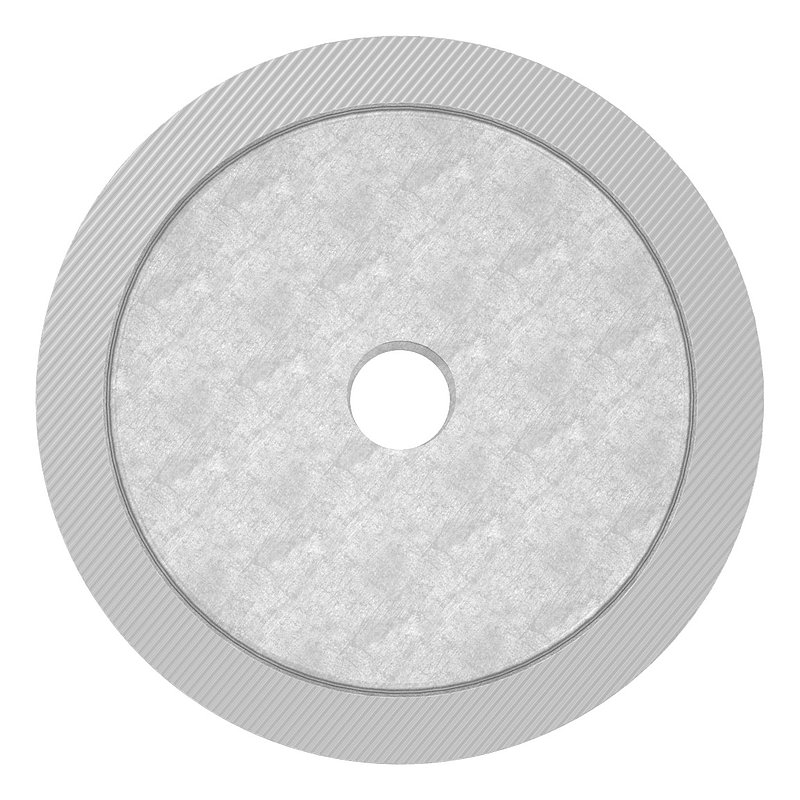 Unterteil für 62mm Glaspunkthalter, T: 30mm, mit M10, V2A