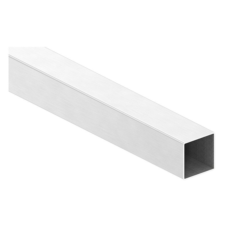 Quadratrohr, 50x50x2,0mm, L: 3000mm, V2A