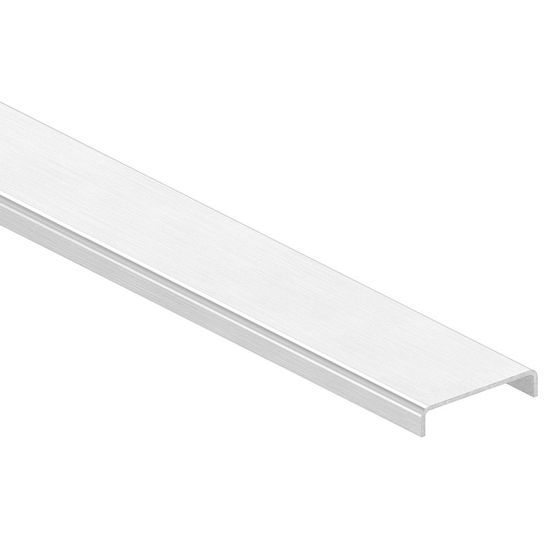 Kantenschutz EXTRA SLIM, für Glas 24,00 - 25,52mm, L: 3000mm, Edelstahl V4A