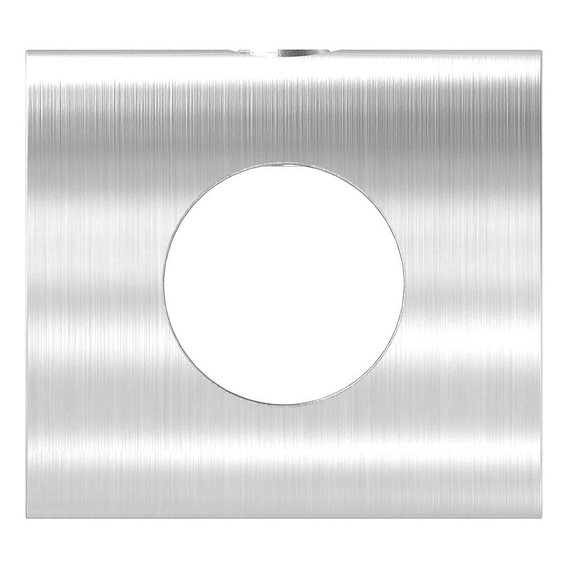 Cross bar holder (mounting between two flat bars) with 10.2 mm hole, AISI304