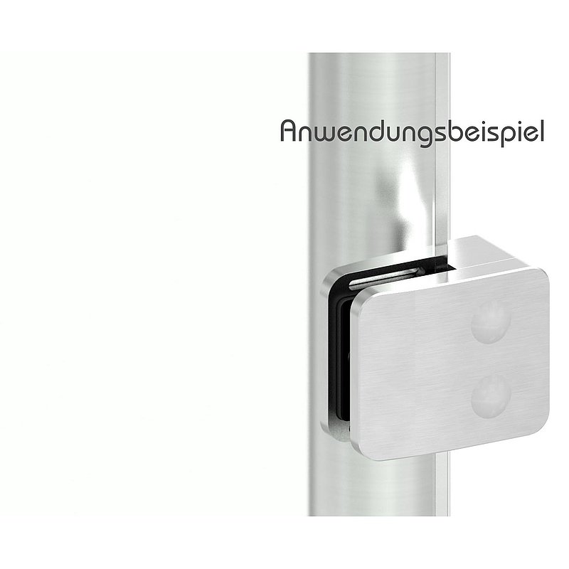 Sichtschutz Endglasklemme Mod. 26, V2A
