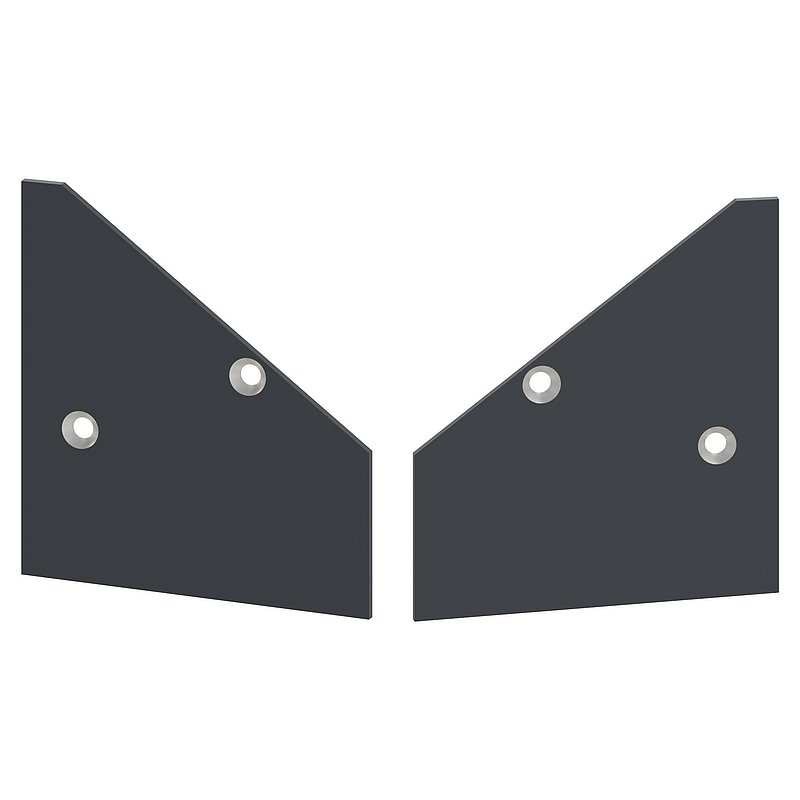 Mounting-set for glass 17,52mm eleganza canopy, L:2,2m