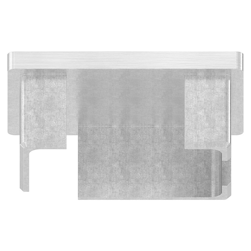 Einsteckkappe, für Rohr 60x40x3,0mm, V2A