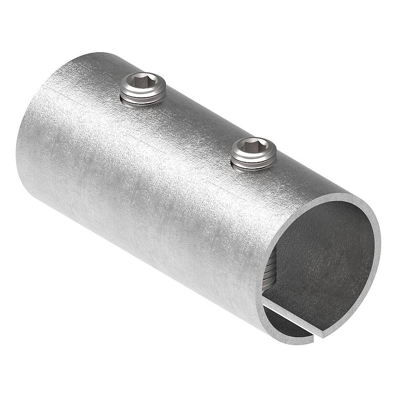 Connecting sleeve for tube 33.7x2.5mm, AISI304